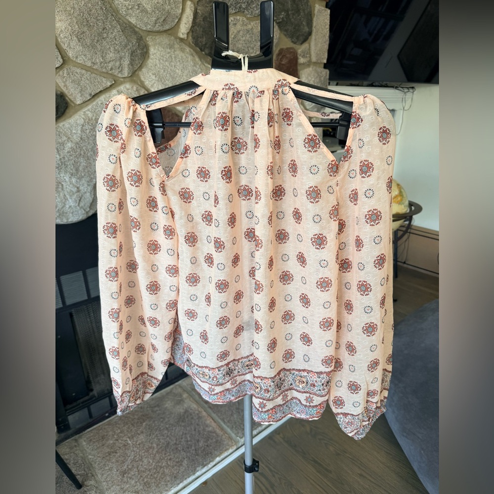 Anthropologie Forever That Girl Cold Shoulder Blouse size XS NWT - Picture 5 of 11